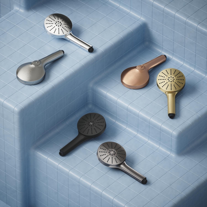 GROHE 134863GN00 - Ročni tuš VITALIO JOY+ 120 mm, krtačano zlato