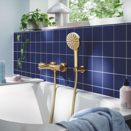 GROHE 134864GN00 - Ročni tuš VITALIO JOY+ 120 mm, brušeno zlato