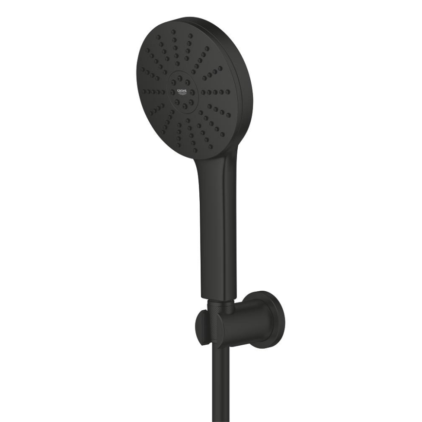GROHE 1348652430 - Pršna garnitura VITALIO JOY+ 120 mm črna