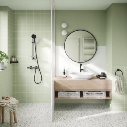 GROHE 1348662430 - Komplet za prho VITALIO JOY+ 120 mm, črne barve