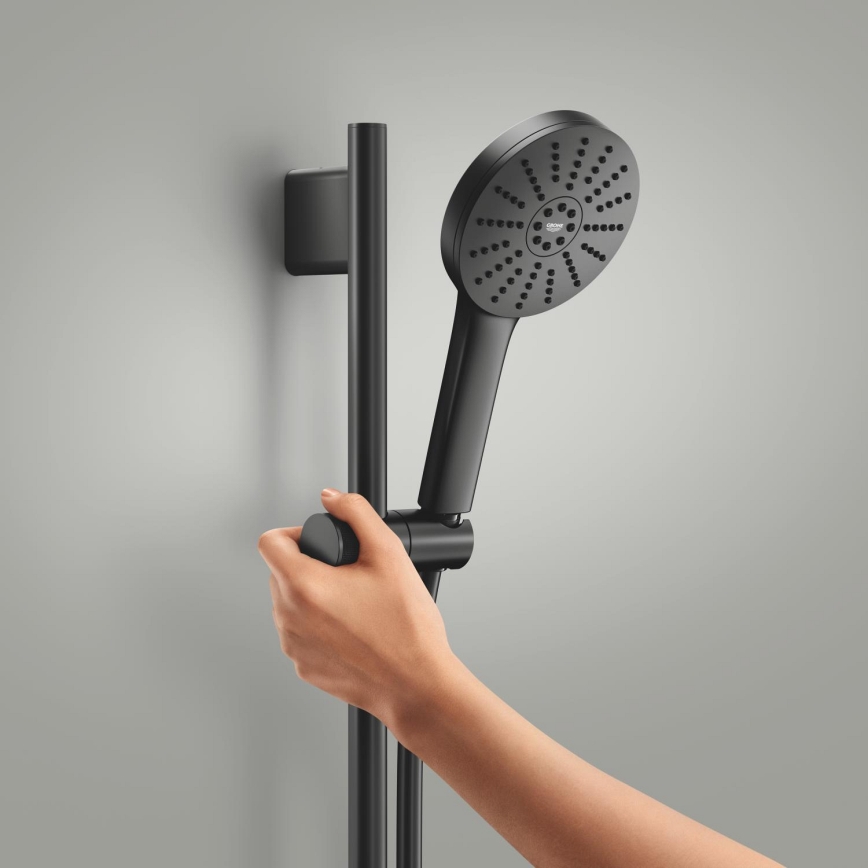 GROHE 1348662430 - Komplet za prho VITALIO JOY+ 120 mm, črne barve