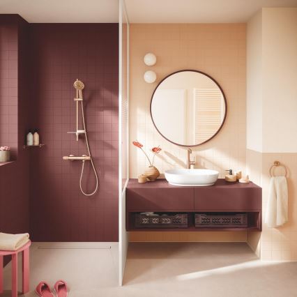 GROHE 134866DL00 - Tušni set VITALIO JOY+ 120 mm, meden