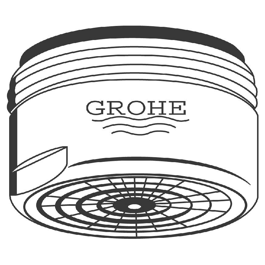 GROHE 13929000 - Perlator M 24 × 1 sijajni krom