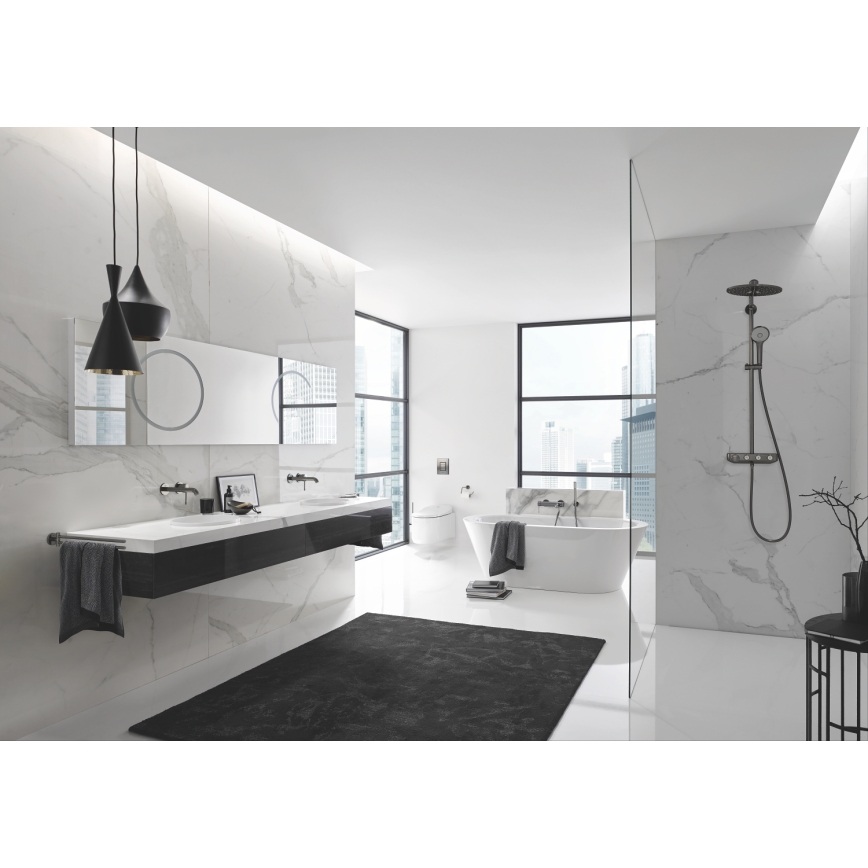 GROHE 19408AL1 - Mešalnik za umivalnik ESSENCE 183 mm grafit