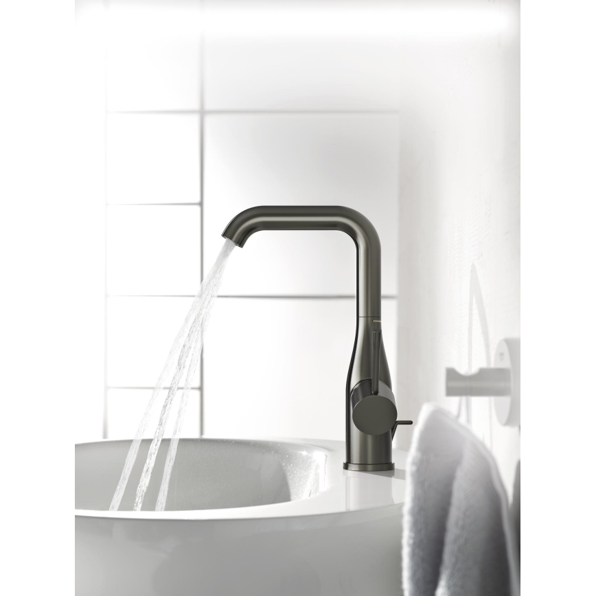 GROHE 19408AL1 - Mešalnik za umivalnik ESSENCE 183 mm grafit