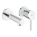 GROHE 19575001 - Mešalnik za umivalnik z dvema odprtinama CONCETTO 147 mm, sijajni krom