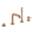 GROHE 19578DL1 - Kopalniška štiri-odprtinska kombinacija ESSENCE, bronasta