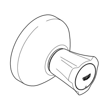 GROHE 19809001 - Zgornji del podometnega ventila COSTA L, sijajni krom