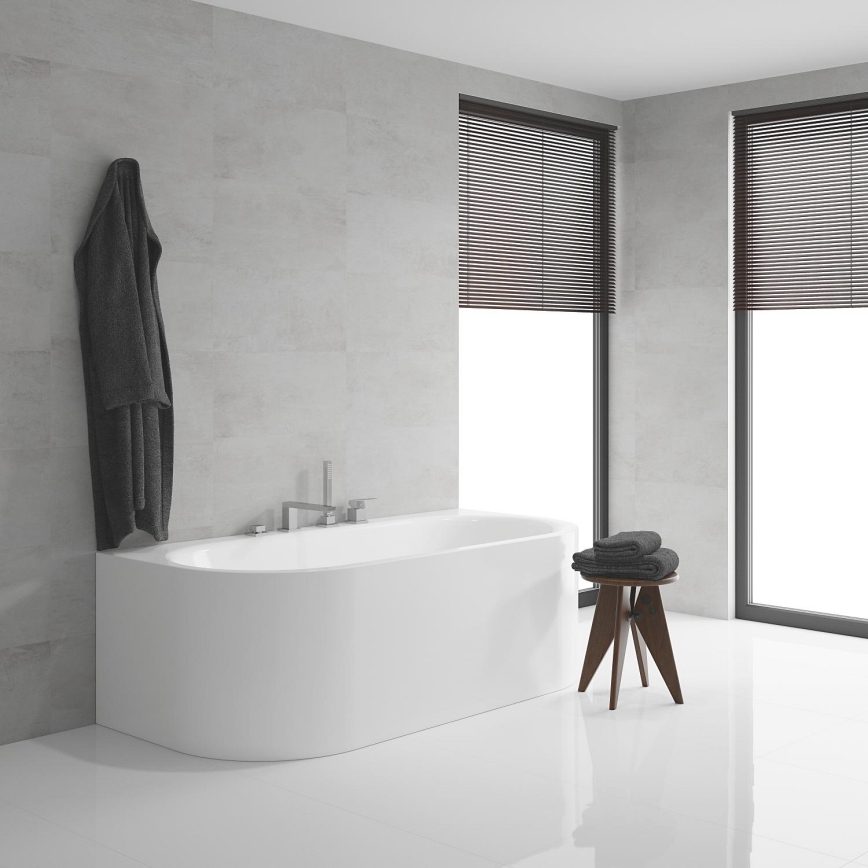 GROHE 19897001 - Štiri-odprtinska kadna armatura EUROCUBE, sijajni krom