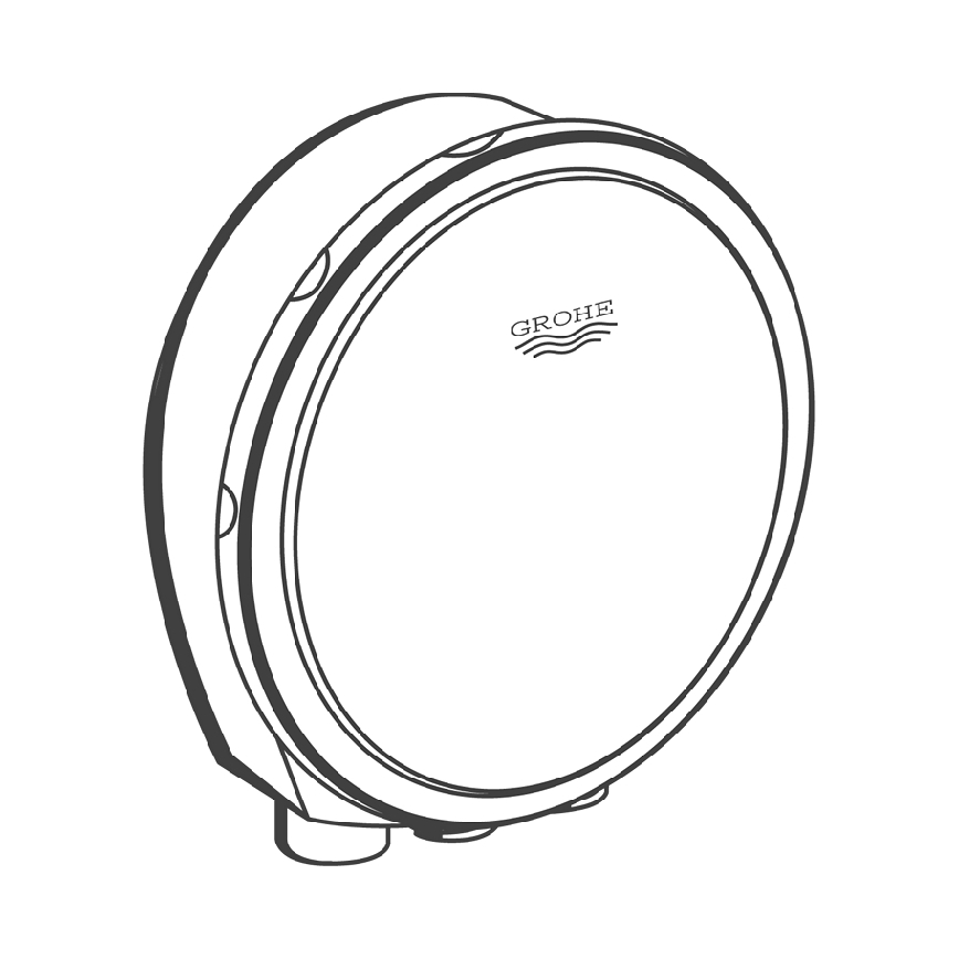GROHE 19952000-komplet za polnjenje, odtok in preliv kopalne kadi TALENTOFILL krom