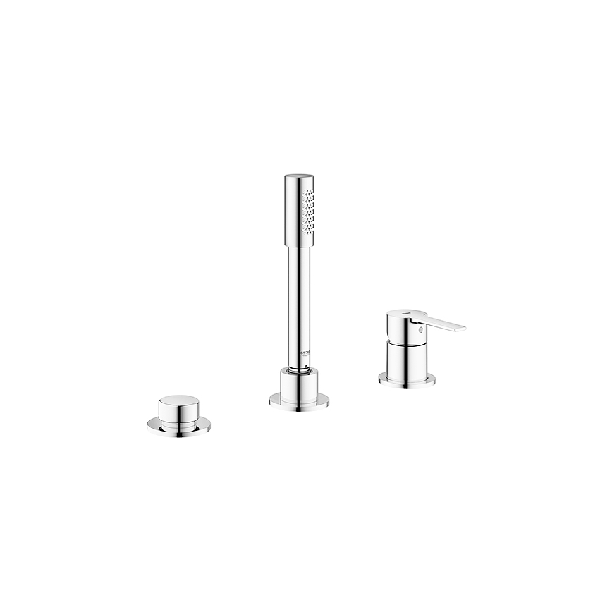 GROHE 19965001 - Trojna kopalniška armatura za kad LINEARE, sijajni krom