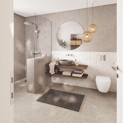 GROHE 19967DC1 - Umivalniška baterija ESSENCE 230 mm, z dvema izvrtinama, nerjaveče jeklo