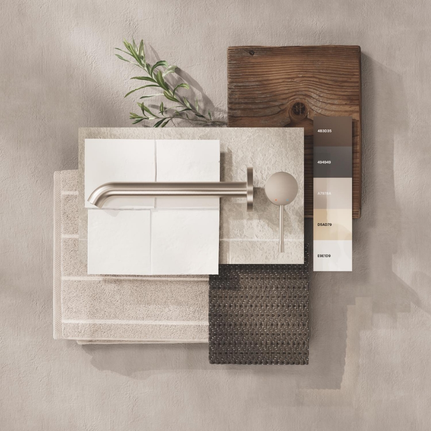 GROHE 19967DC1 - Umivalniška baterija ESSENCE 230 mm, z dvema izvrtinama, nerjaveče jeklo