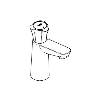 GROHE 20186001 - stoječi ventil COSTA L DN 15 sijajni krom