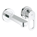 GROHE 20289000 - Umivalni mešalnik BAULOOP za montažo z dvema odprtinama, 110 mm, sijajni krom