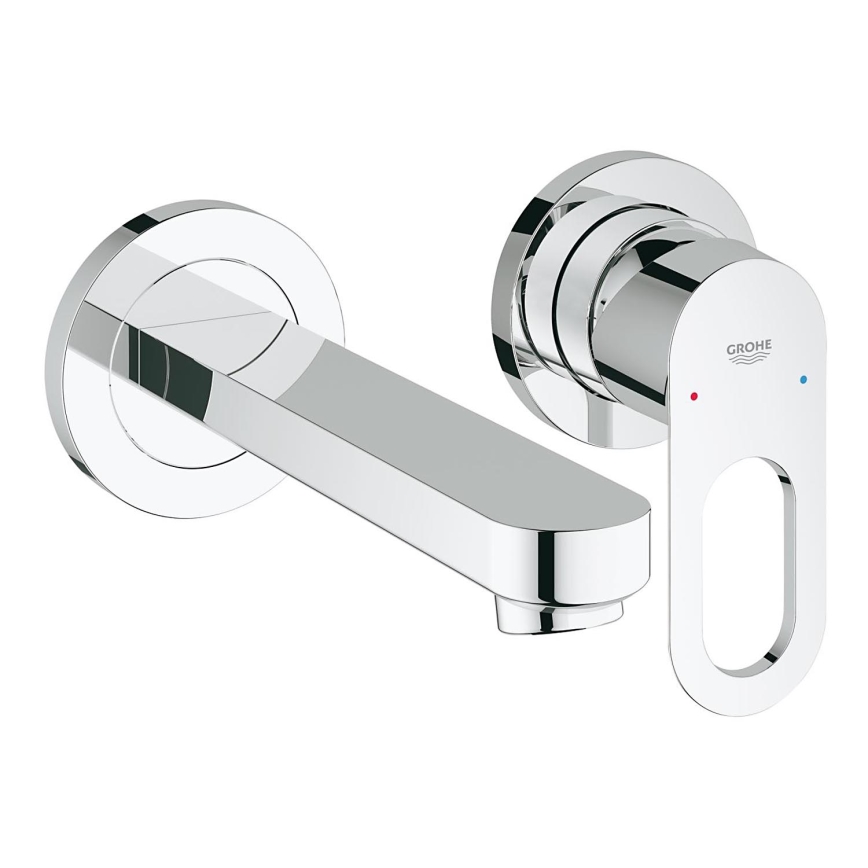 GROHE 20289000 - Umivalni mešalnik BAULOOP za montažo z dvema odprtinama, 110 mm, sijajni krom
