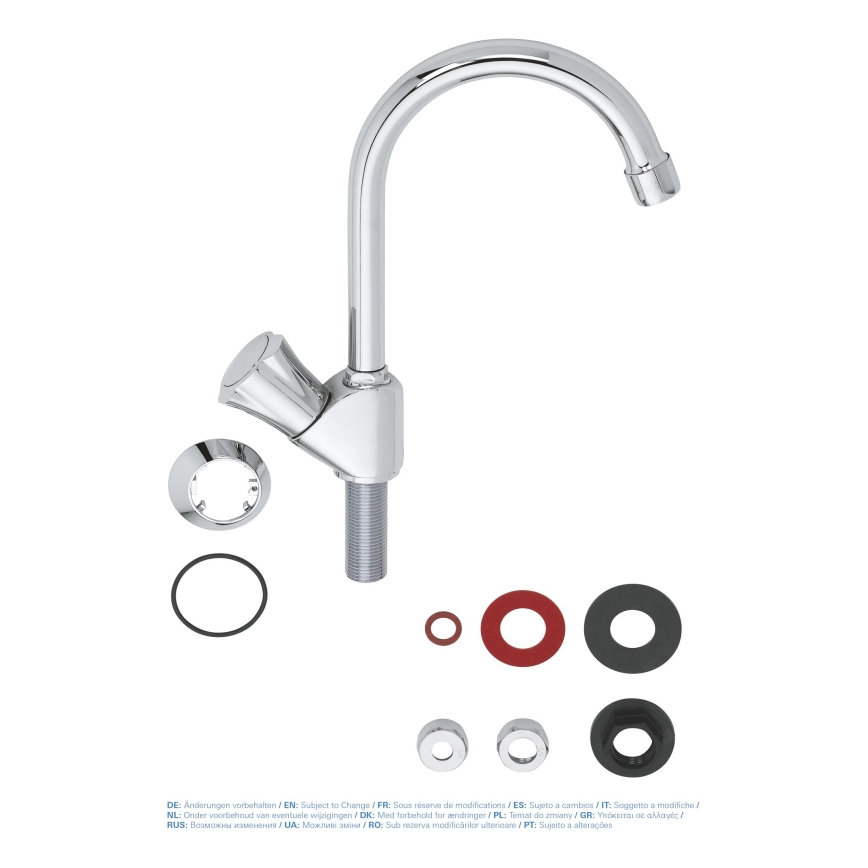 GROHE 20393001 - Stojni ventil COSTA L DN 15, sijajni krom