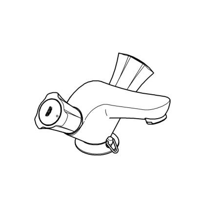 GROHE 21100001 - Pipa za umivalnik COSTA L DN 15, sijajni krom