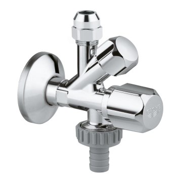 GROHE 22035000 - Kombiniran-kotni ventil UNIVERSAL DN 15 sijajni krom