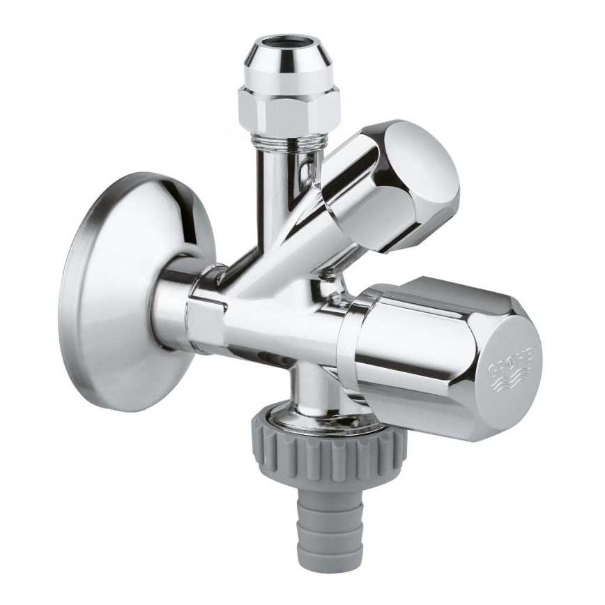 GROHE 22035000 - Kombiniran-kotni ventil UNIVERSAL DN 15 sijajni krom
