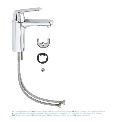 GROHE 23327000 - Pipa za umivalnik EUROSMART COSMOPOLITAN DN 15, vel. M, krom