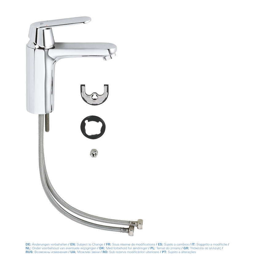 GROHE 23327000 - Pipa za umivalnik EUROSMART COSMOPOLITAN DN 15, vel. M, krom