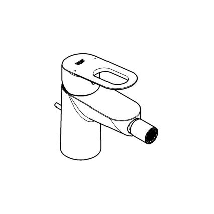 GROHE 23338000 - Pipa za bide BAULOOP, sijajni krom