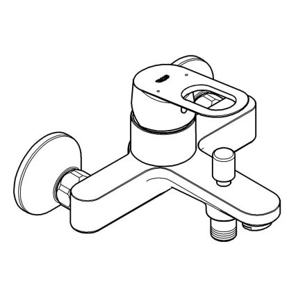 GROHE 23341000 - Kopalniška baterija BAULOOP DN 15 sijajni krom