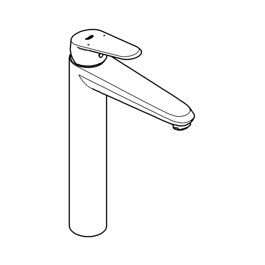 GROHE 23432000 - Pipa za umivalnik EURODISC COSMOPOLITAN velikost XL krom