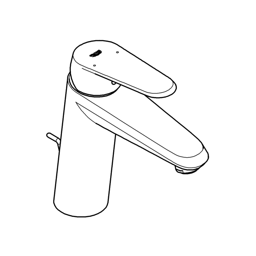 GROHE 23448002 - umivalniška armatura EURODISC COSMOPOLITAN velikost M krom