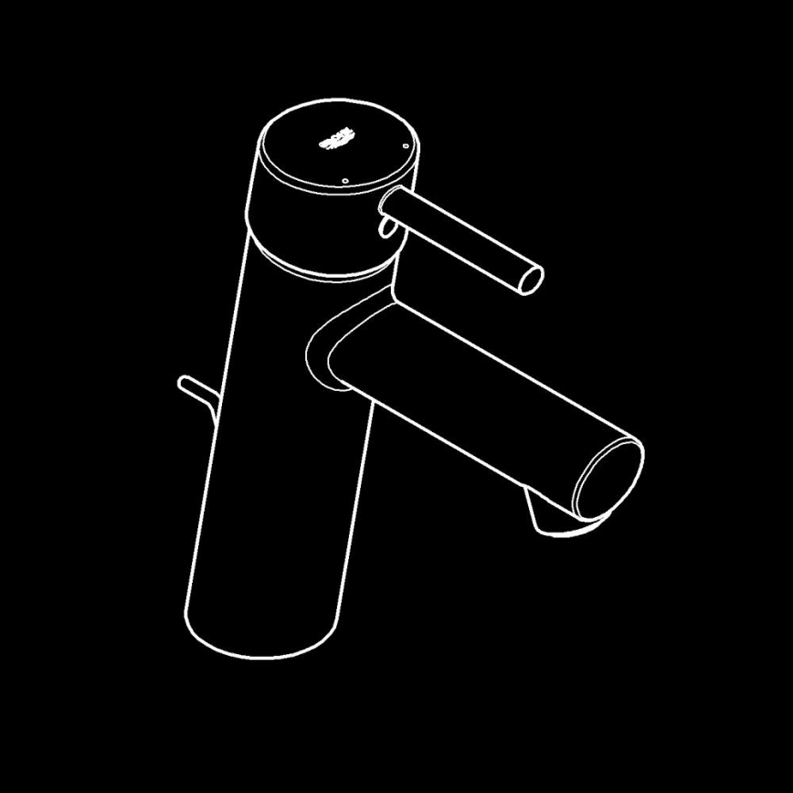 GROHE 23450001 - Pipa za umivalnik CONCETTO M, sijajni krom