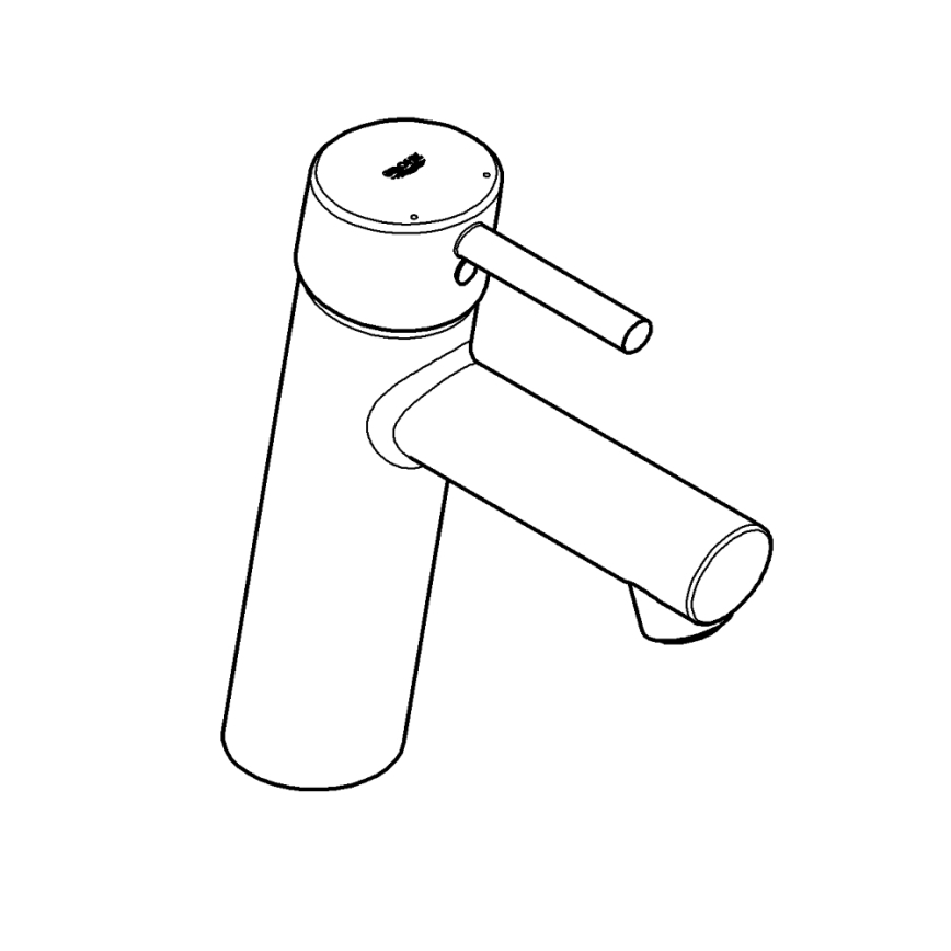 GROHE 23451001 - Mešalna pipa za umivalnik CONCETTO DN 15, sijajni krom