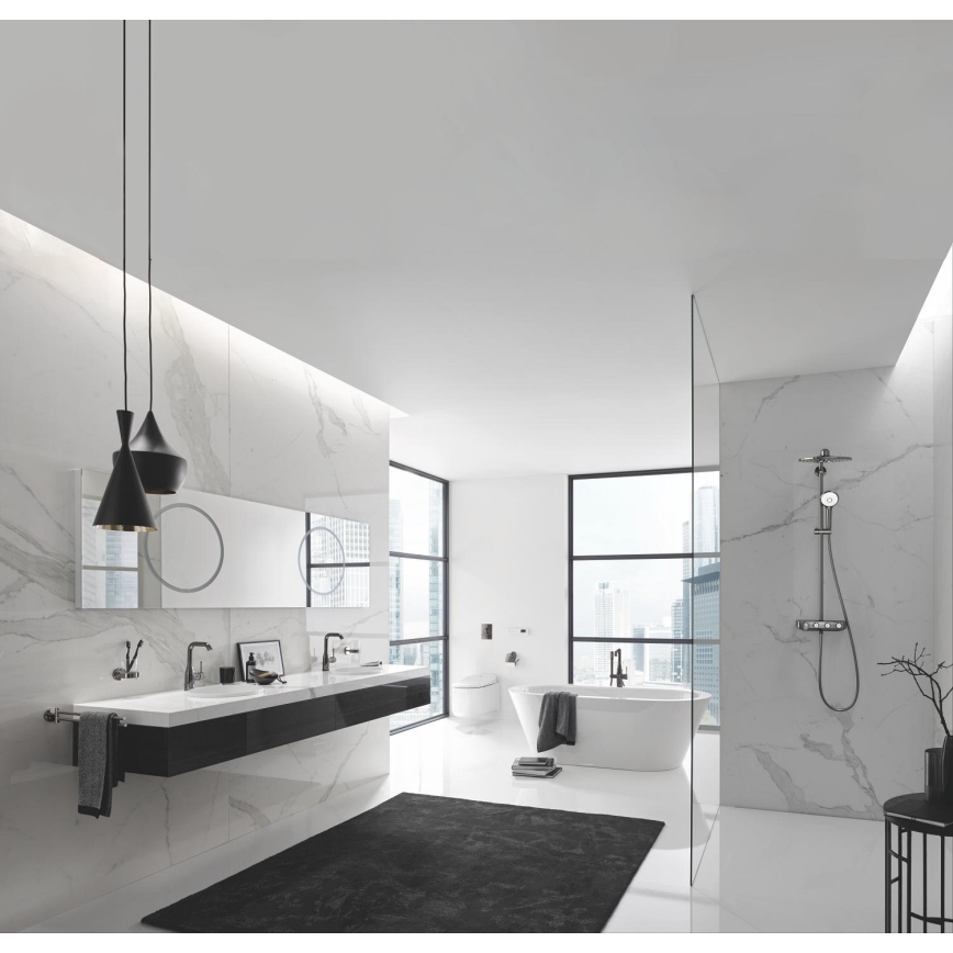 GROHE 23491AL1 - Kopalniška baterija za kad ESSENCE 277 mm grafitna
