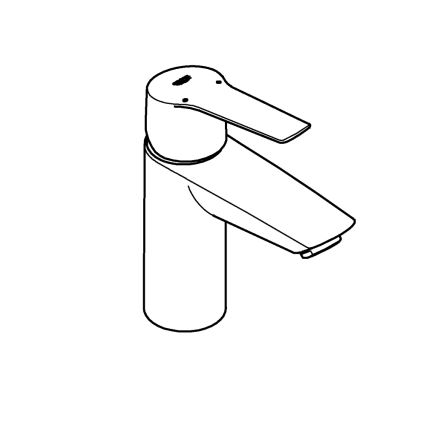 GROHE 23550002 - Pipa za umivalnik START DN 15 sijajni krom