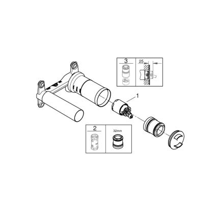 GROHE 23571000 - Mešalna armatura DN 15 DR- poliran krom