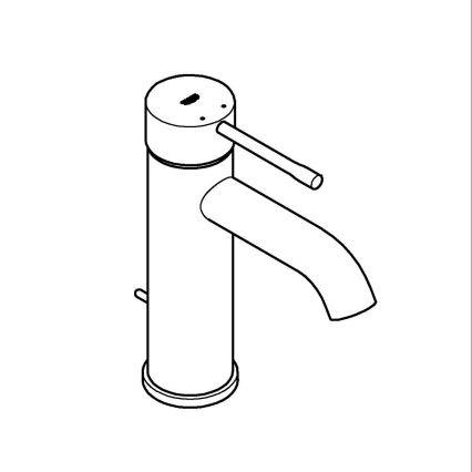 GROHE 23589DC1 - Umivalniška armatura ESSENCE, velikost S, nerjaveče jeklo