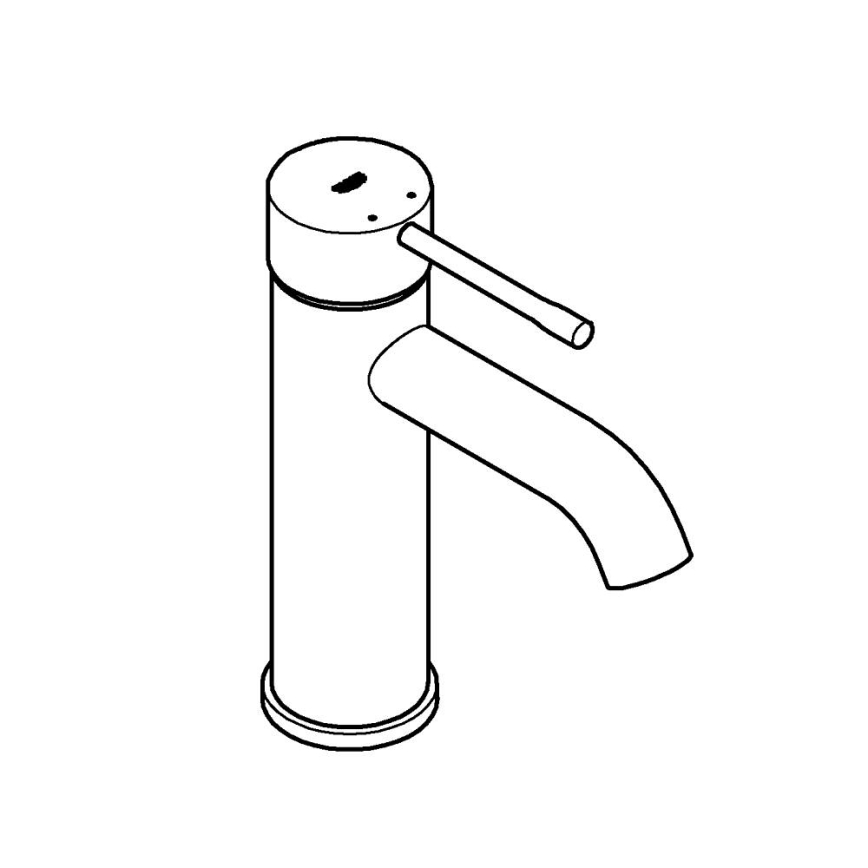 GROHE 23590GN1 - Umivalna armatura ESSENCE, velikost S, zlata