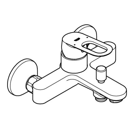 GROHE 23603000 - Kopalna baterija BAULOOP DN 15 sijajni krom