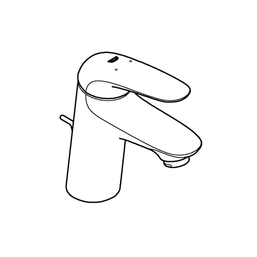 GROHE 23707003 - Pipa za umivalnik EUROSTYLE 163 mm sijajni krom