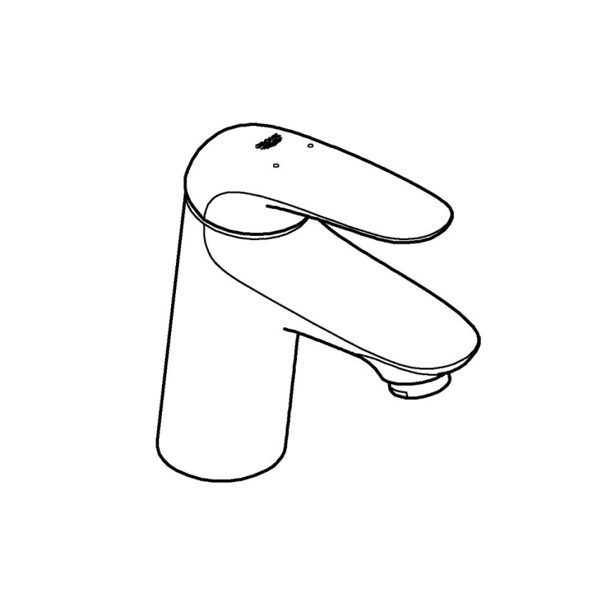 GROHE 23715003 - Pipa za umivalnik EUROSTYLE velikost S sijajni krom