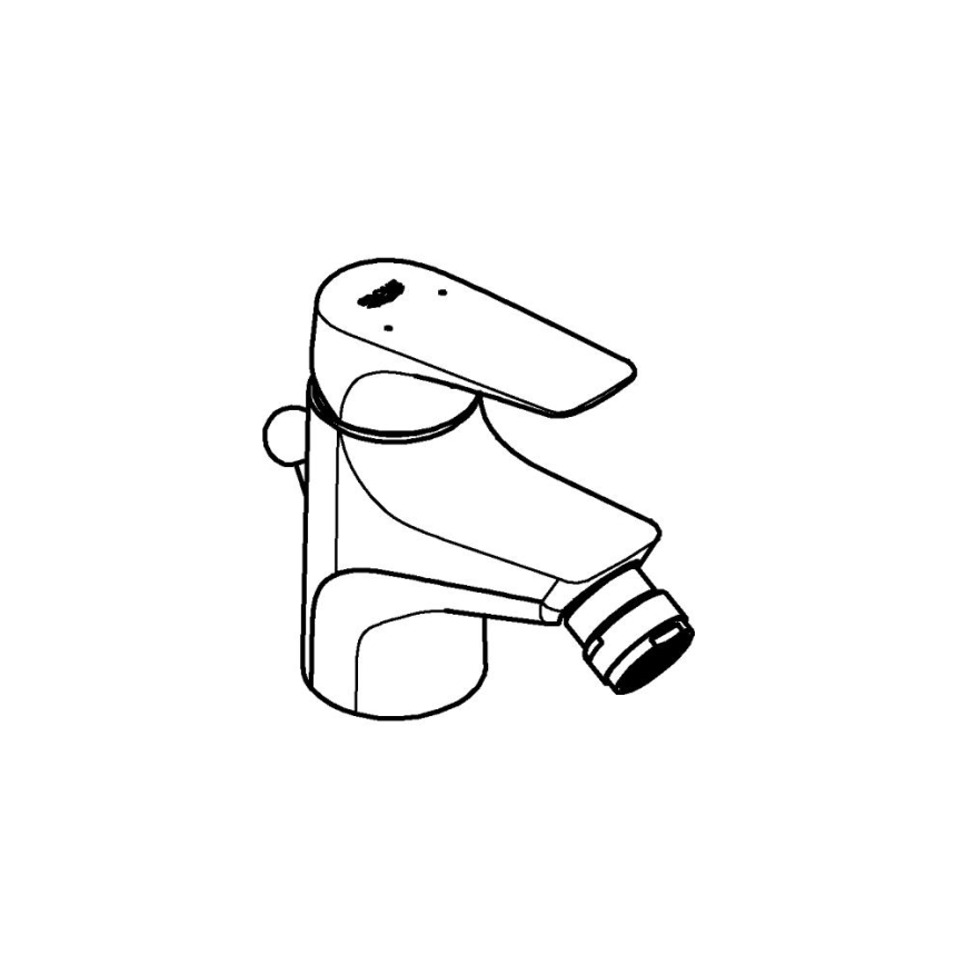 GROHE 23770000 - Pipa za bide START FLOW, sijajni krom