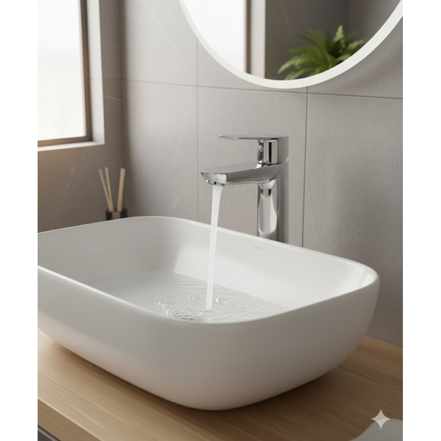 GROHE 23803000 - Pipa za umivalnik EUROSMART v sijajnem kromu