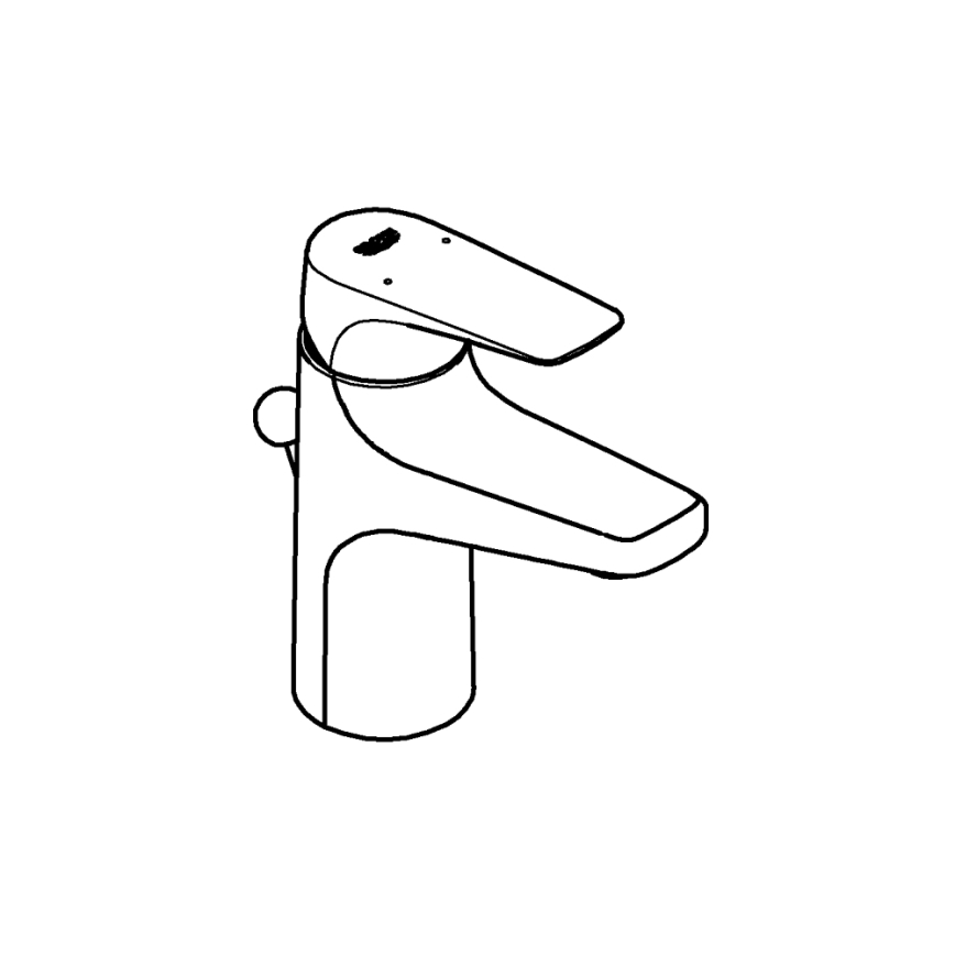 GROHE 23809000 - Pipa za umivalnik START FLOW DN 15, sijajni krom