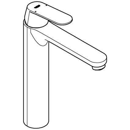 GROHE 23921000 - Armatura za umivalnik EUROSMART COSMOPOLITAN XL sijajni krom