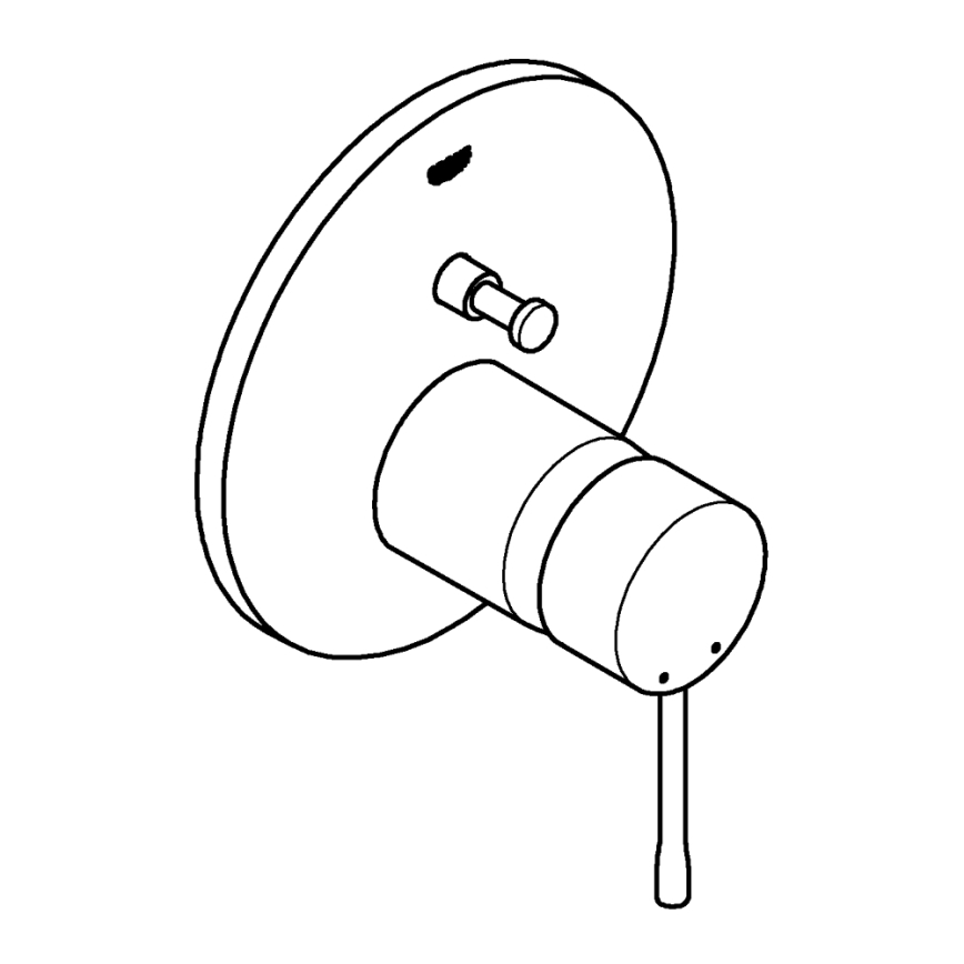 GROHE 24058GL1 - kopalniška armatura ESSENCE v zlati barvi