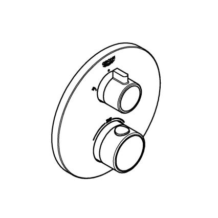GROHE 24076000 - Termostatska tuš armatura GROHTHERM, sijajni krom