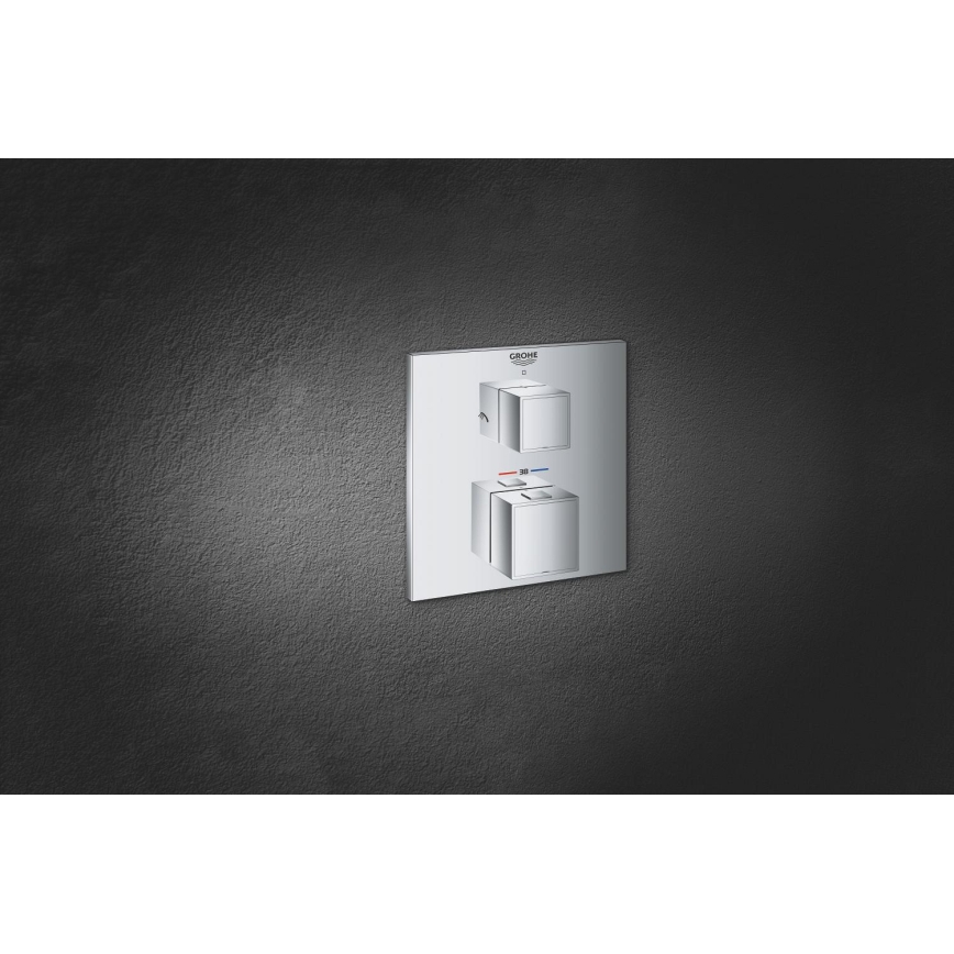 GROHE 24154000 - Termostatska armatura GROHTHERM CUBE sijajni krom