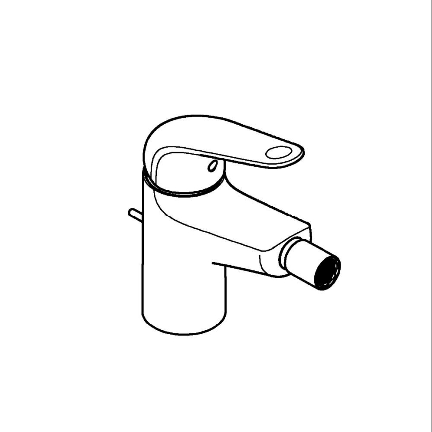 GROHE 24332001 - Pipa za bide SWIFT 146 mm sijajni krom