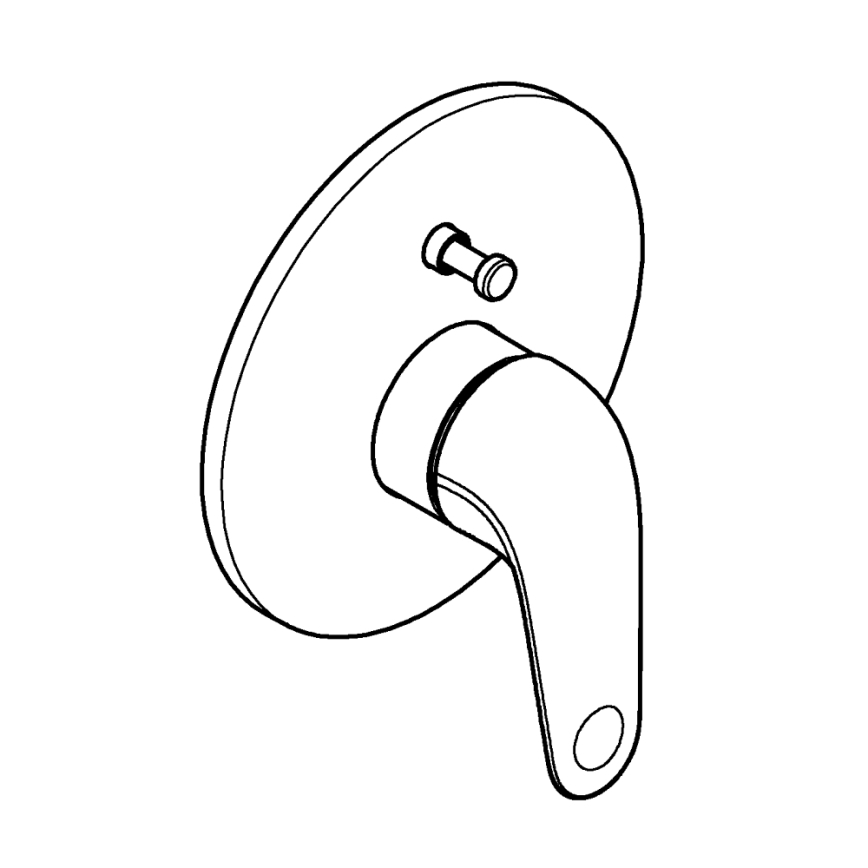 GROHE 24336001 - Kopalniška armatura za kad SWIFT DN 15, sijajni krom