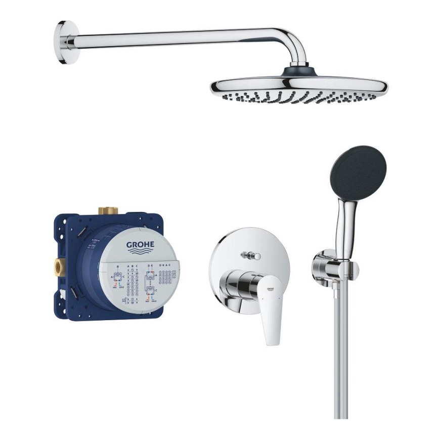GROHE 25293000 - Komplet za tuš START EDGE 250 mm, krom visokega sijaja